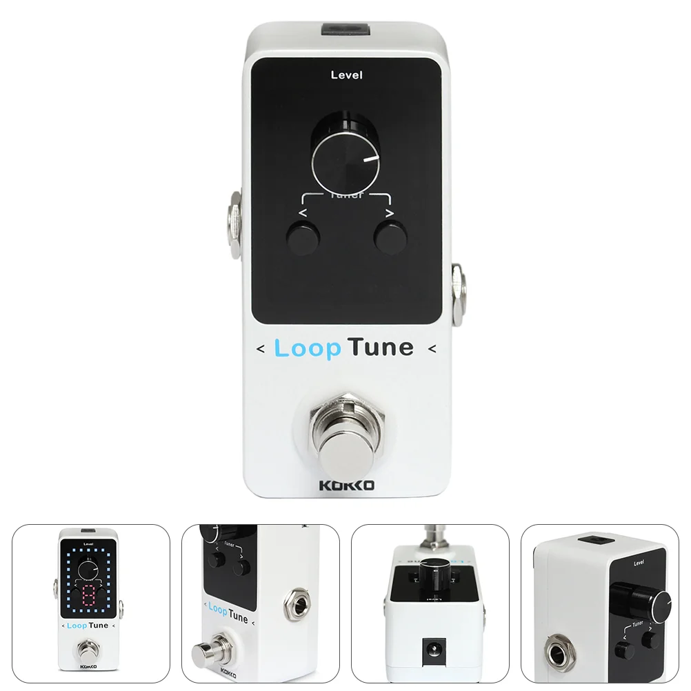 

Guitar Single Block Effector Guitar Chromatic Auto Pedal Tuner with LED Display