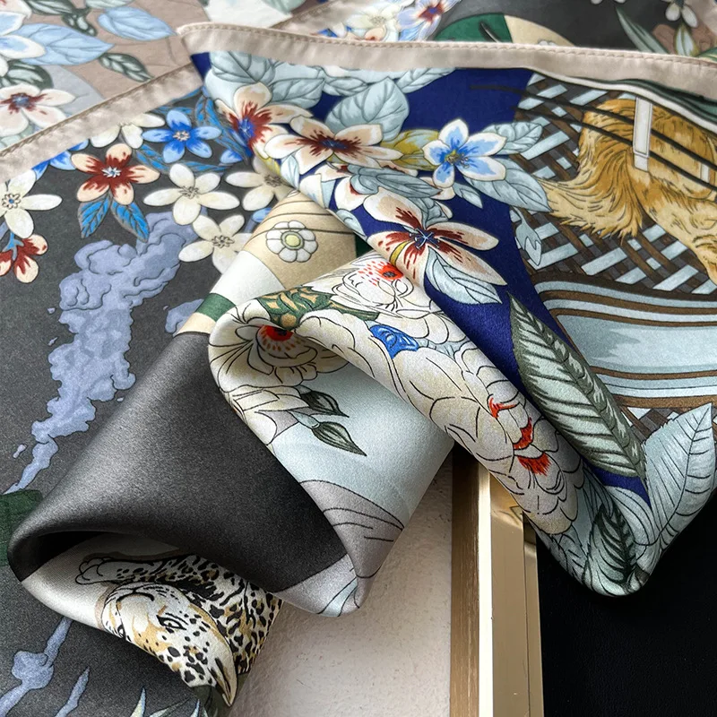 100% натуральный шелковый шарф модные женские летние шарфы хиджаб платок из