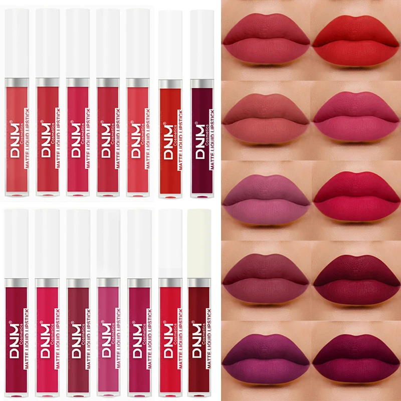 

19 Colors Lipstick Multi-colored Matte Velvet Long Lasting Waterproof Lip Glaze Lip Glosses Women Sexy Red Lip Makeup Cosmetic
