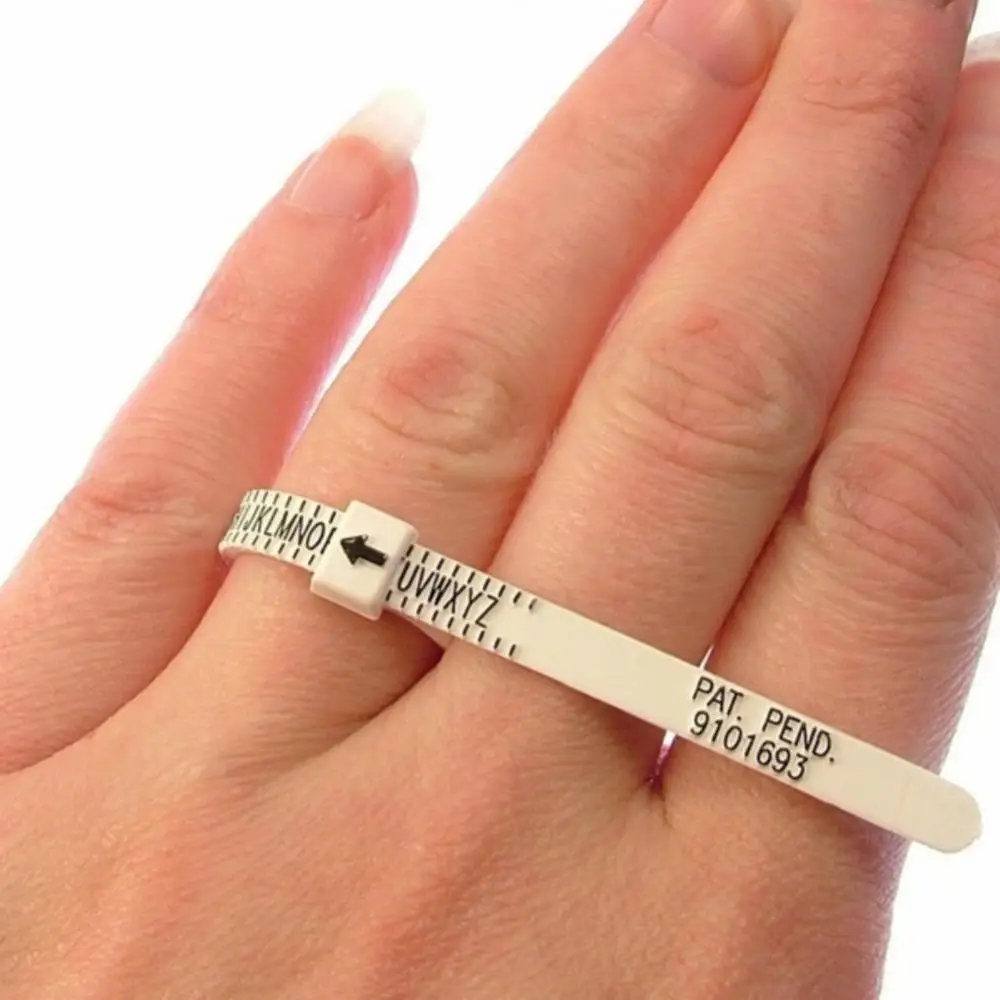 

Universal UK/US Standard Finger Ring Size Handmade Measuring Tape Ruler Loop Gauge Tool Jewelry