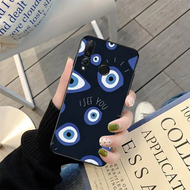 MaiYaCa чехол для телефона с изображением сглаза Samsung A51 A30s A52 A71 A12 Huawei Honor 10i OPPO vivo Y11 |