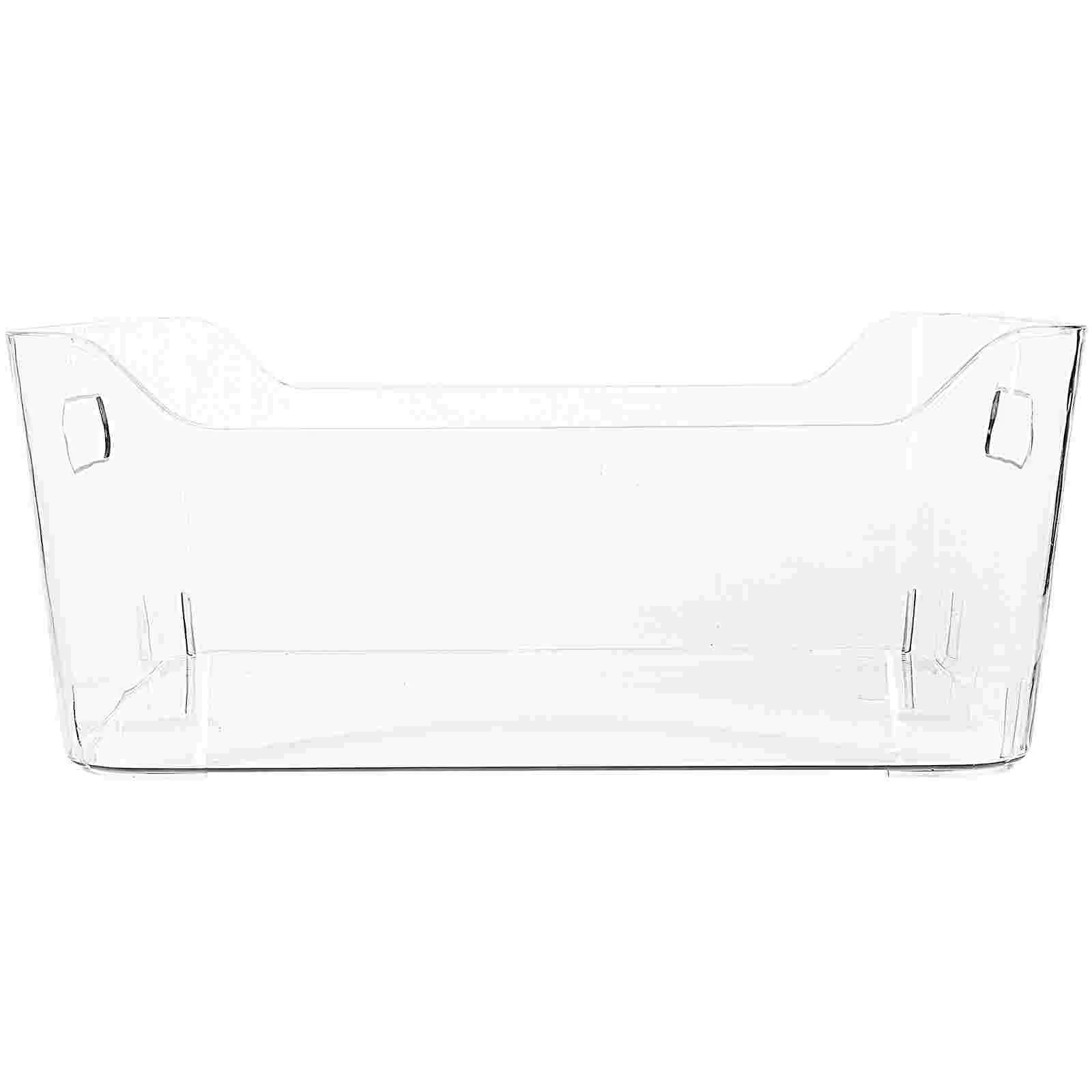 

Настольная корзина для хранения, большая прозрачная корзина для всякой всячины, пластиковый органайзер для ванной комнаты