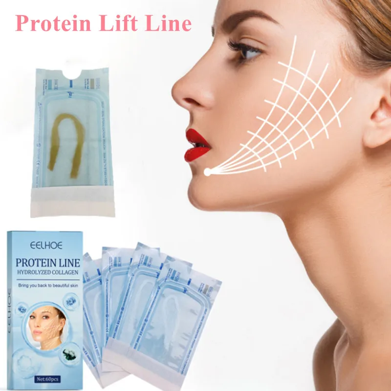 

Protein Lift Line Facial Contouring Fade Fine Lines V Face Lift Firming Sagging Skin Anti-Wrinkle Beauty Skincare