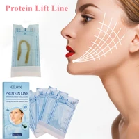 protein lift line facial contouring fade fine lines v face lift firming sagging skin anti wrinkle beauty skincare