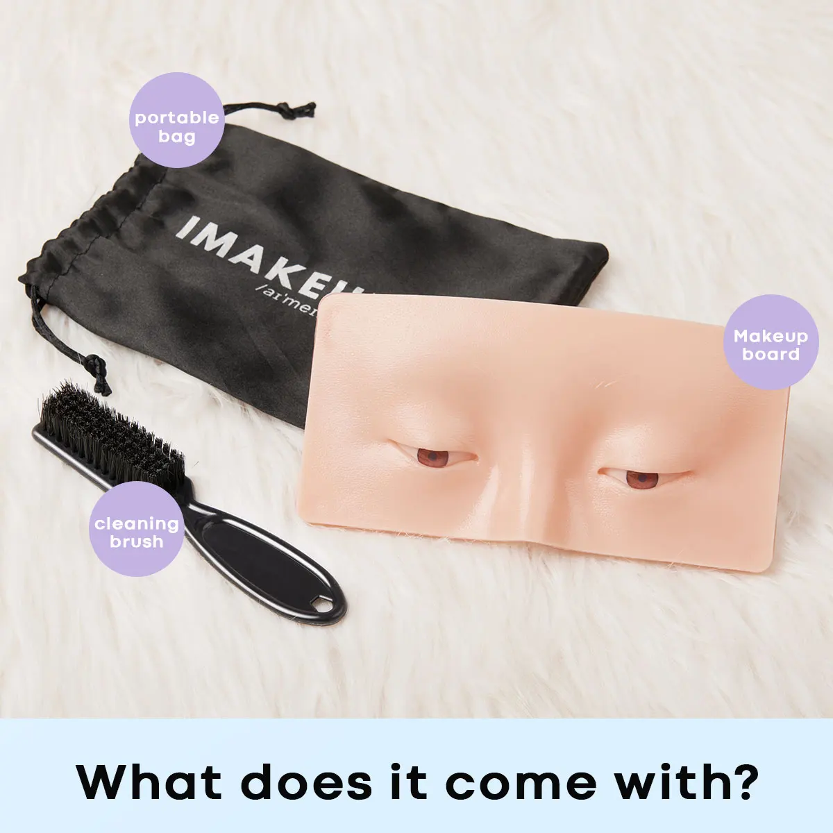 

Новый реалистичный манекен с текстурой кожи из АБС-пластика для наращивания ресниц и макияжа