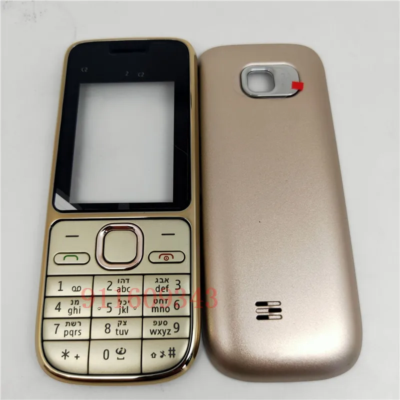 Новинка 100% чехол для Nokia C2-01 телефона + клавиатура задняя крышка аккумулятора с