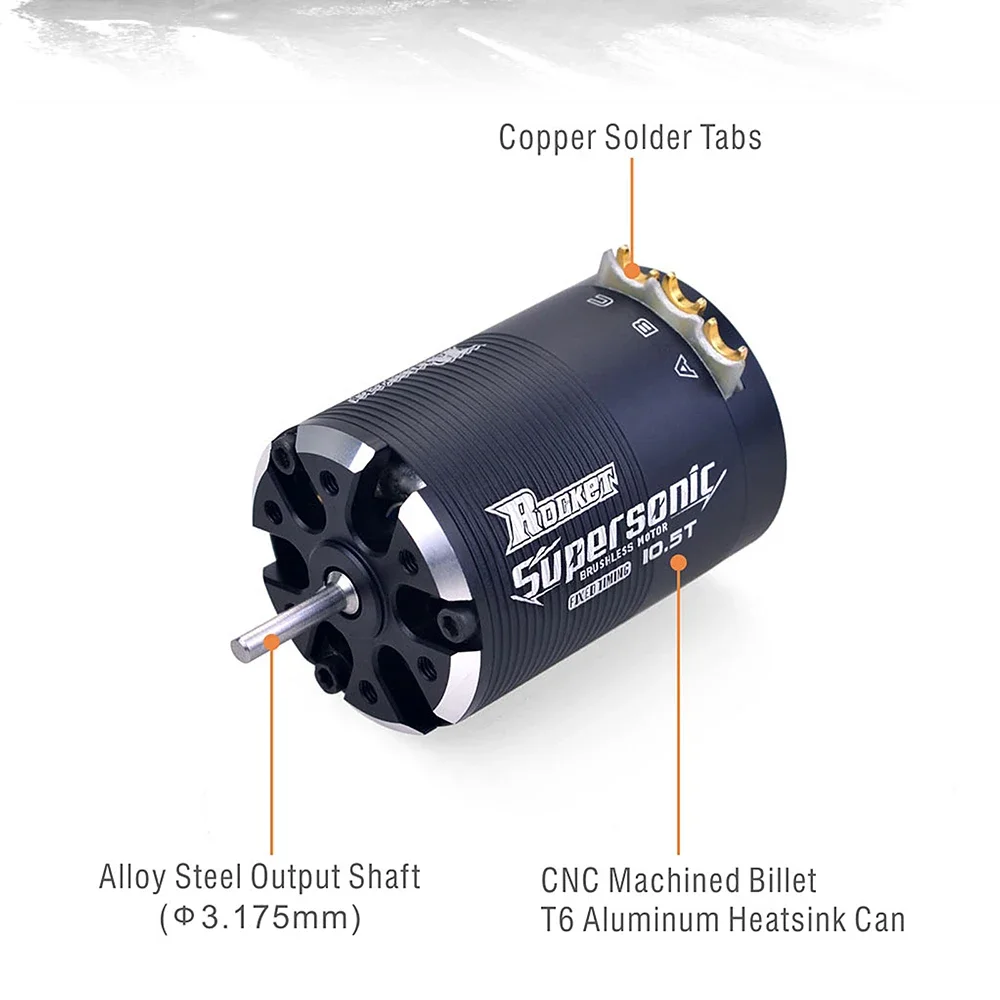 Бесщеточный сенсорный мотор UniFlyRocket Supersonic 540 4.5T 5.5T 6.5T 8.5T 10.5T 13.5T 17.5T 21.5T для модифицированных радиоуправляемых моделей 110 (art.: 3920dca536f61) - 3920dca536f61