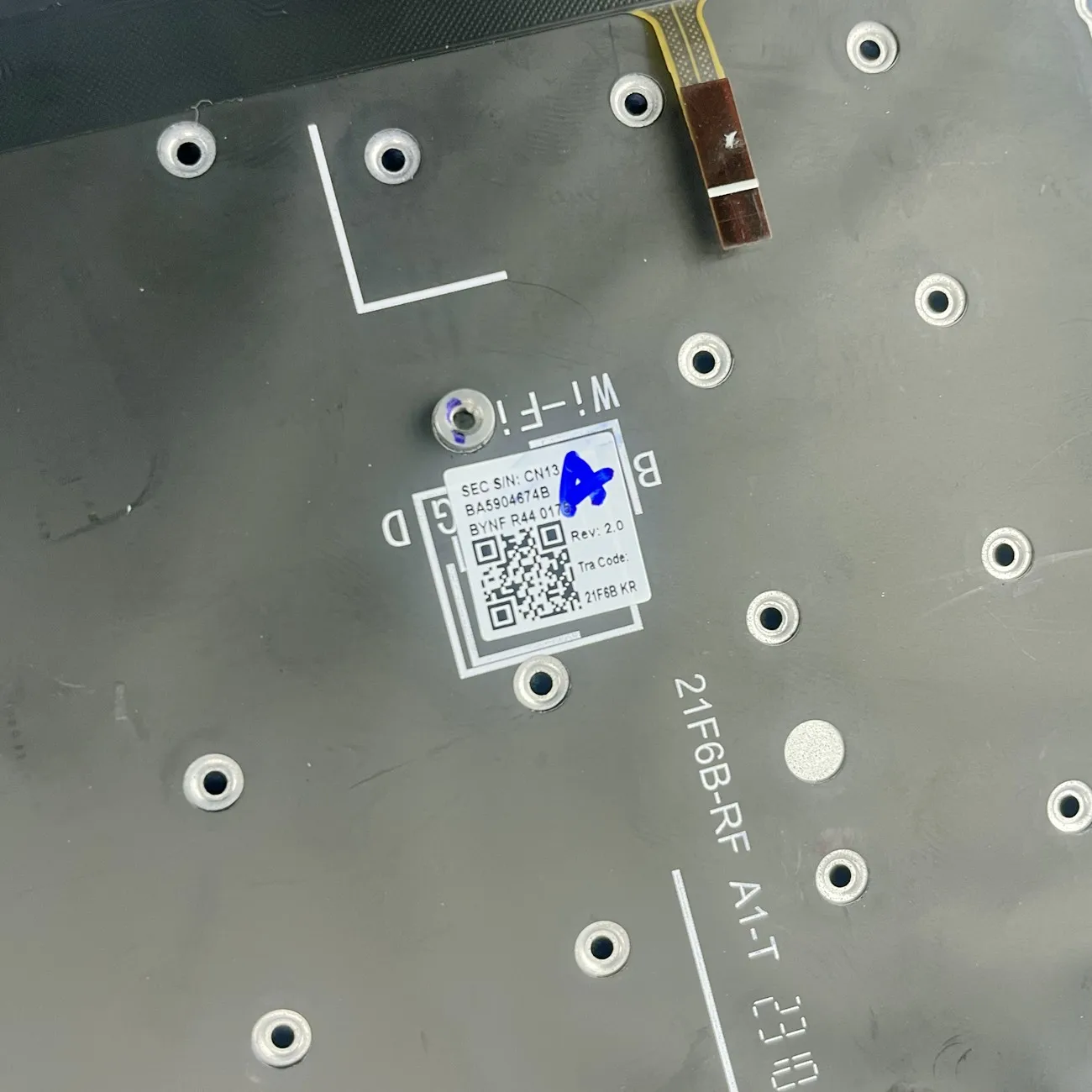 Корейская клавиатура с подсветкой для Samsung Galaxy Book Pro NP950QDB NP950QED NP950XED NP950XDB NP960XFH NP750QFG