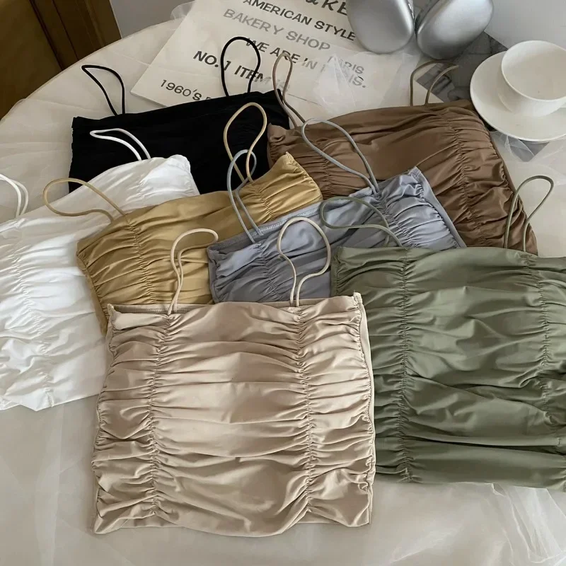 Женские укороченные топы сексуальная майка для леди летние топы-трубы с чашками