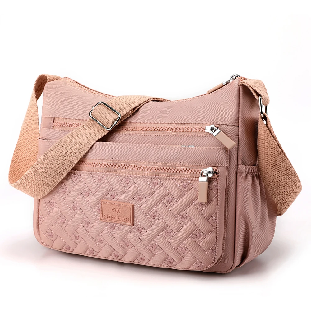 

Luxury Designer Women's Messenger Bag Fashion Ladies Nylon Hobos Large Shoulder Bags Vintage Female Girls Purse Cloth Handbags