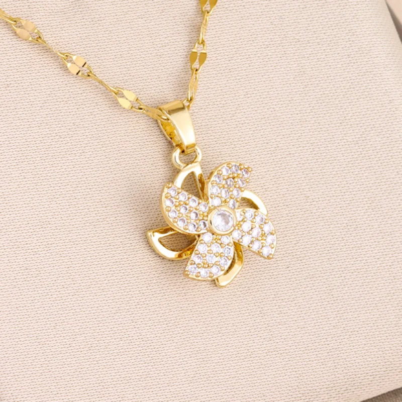 Draweye Necklaces for Women Korean Fashion Sweet Birthday Party Vintage Jewelry Simple Ins New In Collares Para Mujer