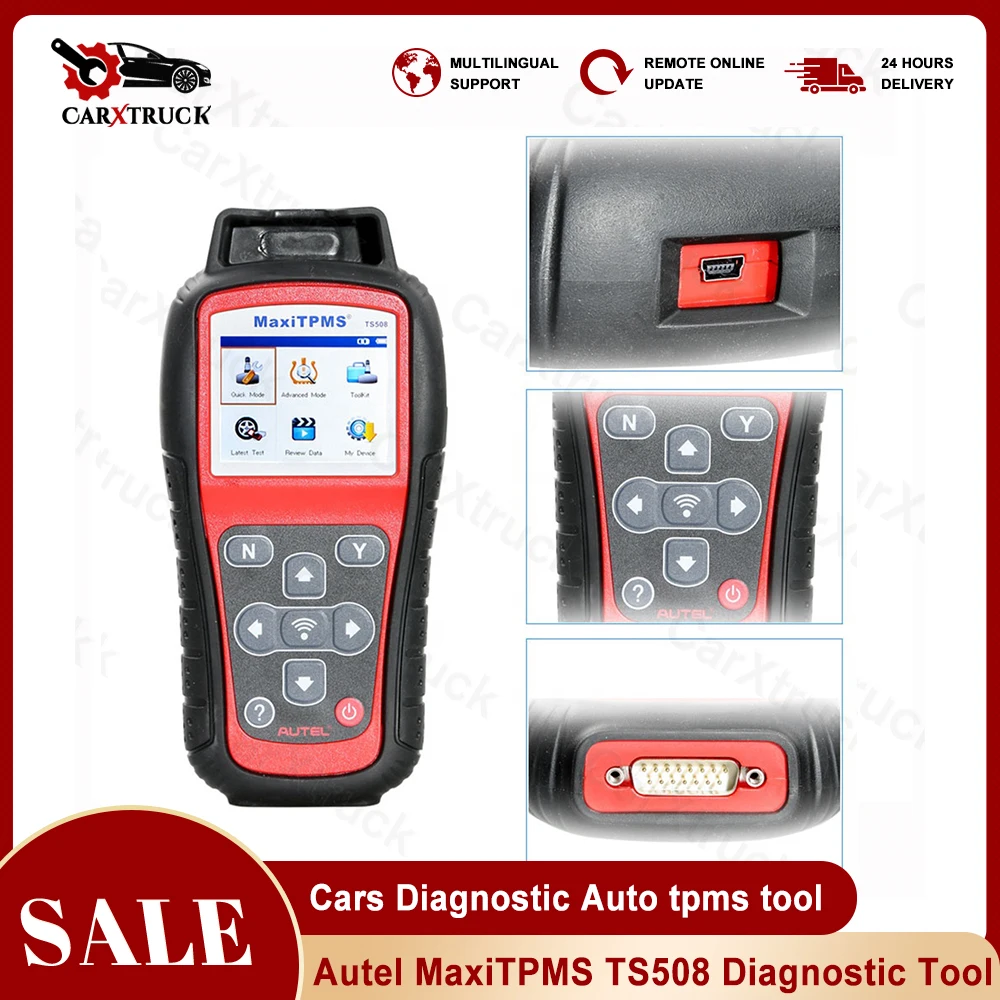Autel MaxiTPMS TS508 TPMS считыватель кодов системы шин OBD2 диагностический инструмент