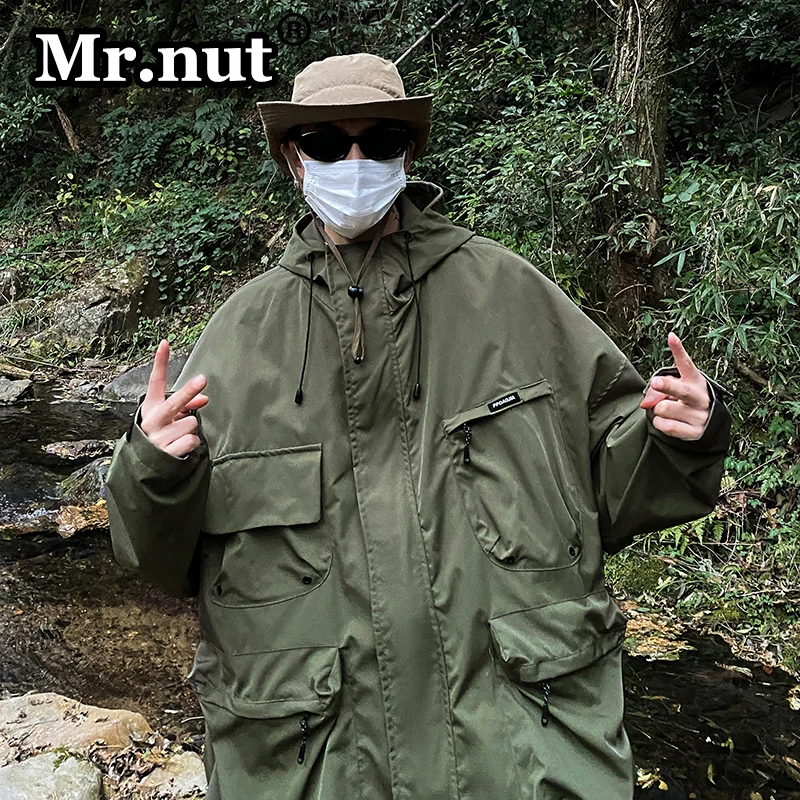 Мужская водонепроницаемая куртка оверсайз