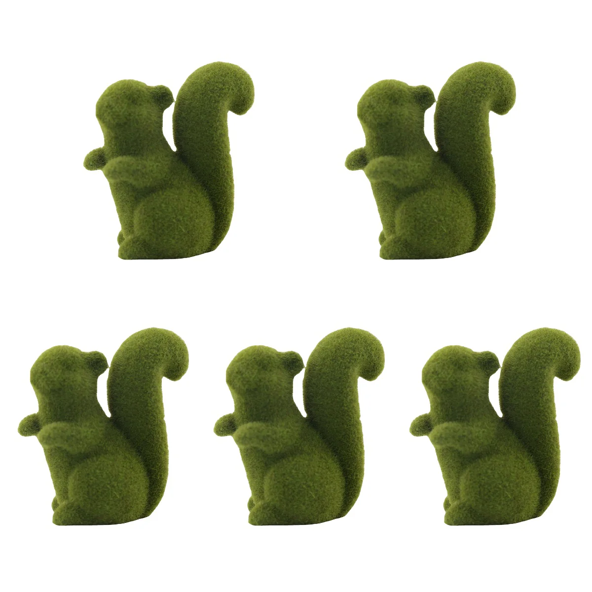 

5x Lovely Squirrel Statue Resin Decorative Resin Squirrel Squirrel Model Decorative Squirrel Statue Garden Squirrel Statue