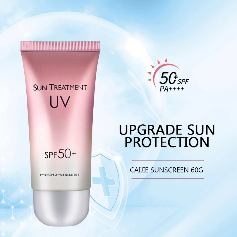 

SPF50+ Moisturizing Sunscreen Cream Anti-UV Sunblock Cream Concealer Face Protection Body Lotion Long Lasting Waterproof Whiten