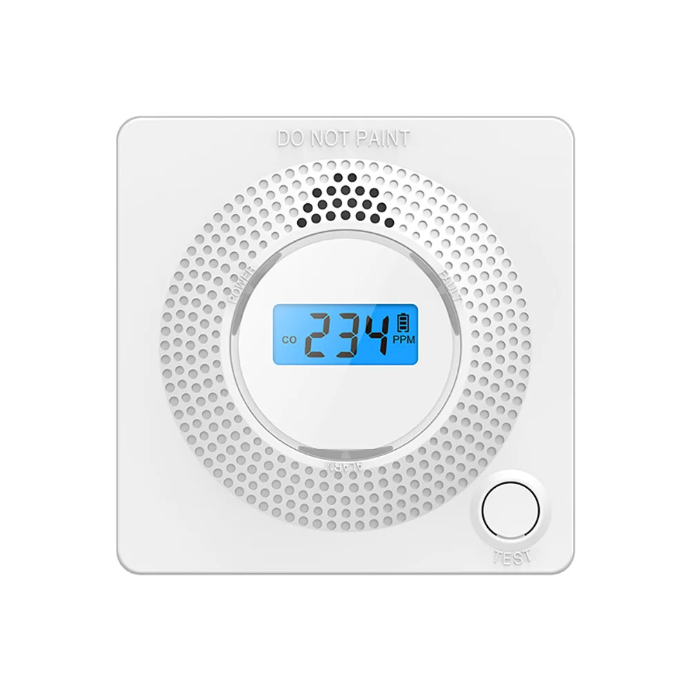 

LCD Digital Display Function Smoke Carbon Monoxide Leak Alarm Co Detector Sensor Leakage Alarm