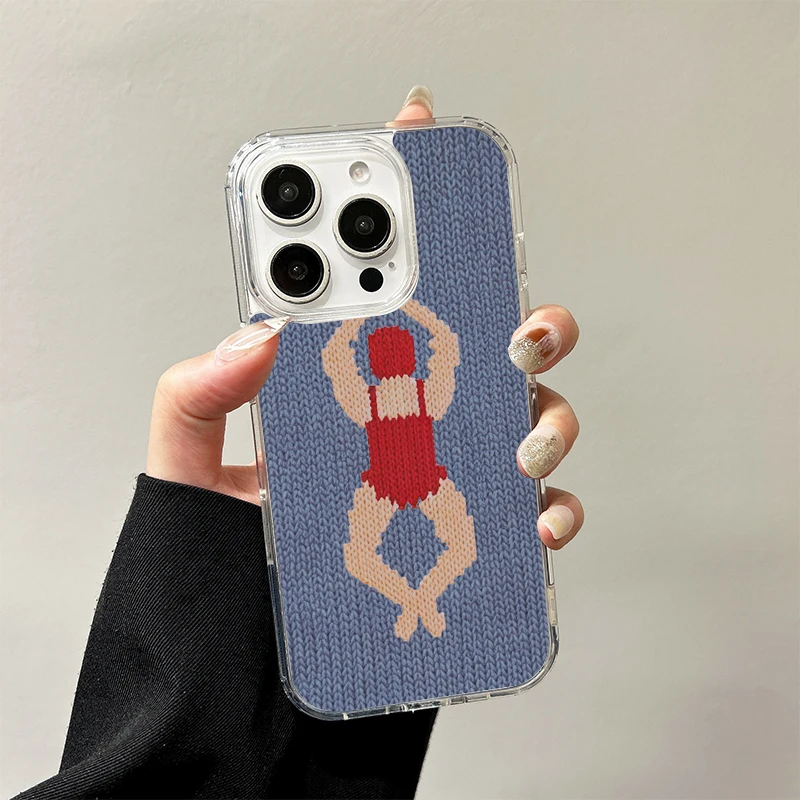 Фото Оригинальный вязаный чехол с уникальным дизайном для Samsung Galaxy S26 S25 Edge S24 S23 Ultra Plus FE A57 A56 A55 A54 A36 A35 A17 A16 №1