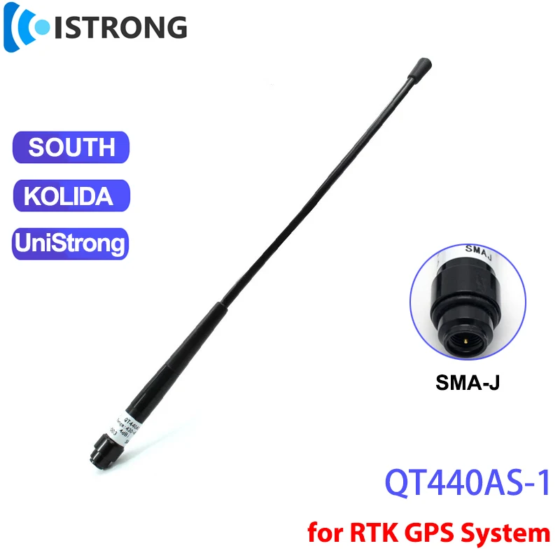QT440AS GNSS Receivers RTK GPS System Survey Whip Antenna for South Stonex KOLIDA SANDING RUIDE UniStrong SMA-J 4dbi QT440AS-1