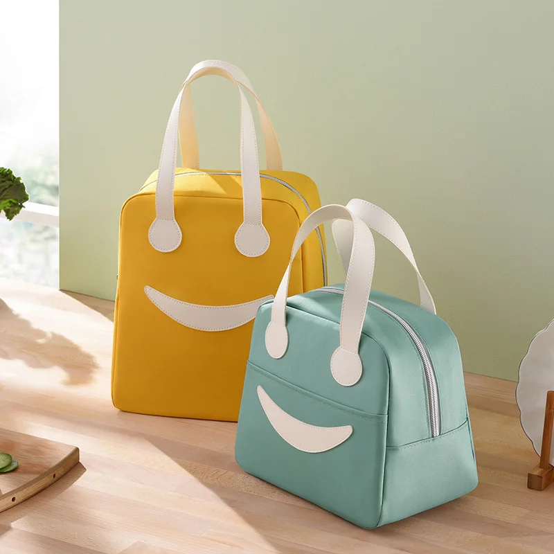 

2023 New Meal Bag with Rice Bag Insulation Bag Portable Cute Lunch Bag Outdoor Picnic Bag Ice Bag Student Lunch Bag Dropshipping