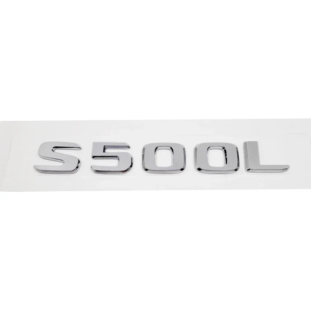 Фото АБС-пластик S500 S500L S600 S600L багажник задний логотип значок эмблема наклейка для Mercedes Benz S Class W126 W140 W220 W221 W222 C217 №4