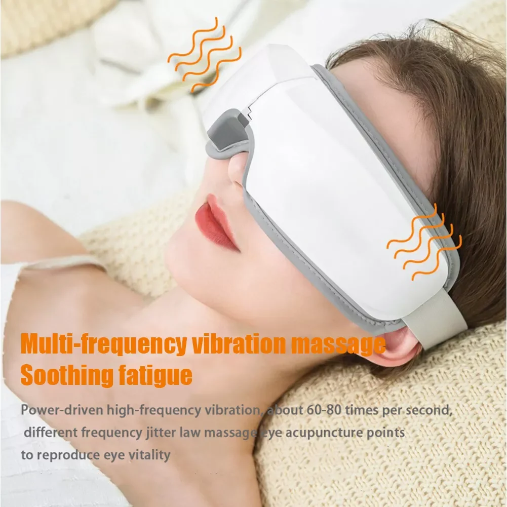 

4D складной портативный умный Вибрационный массажер для глаз, инструмент для ухода за глазами, нагрев, Bluetooth, музыка, снимает усталость, масса...