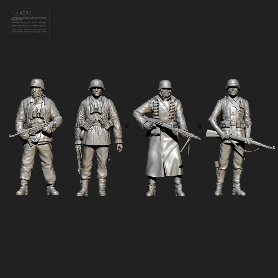 

1/35 50 мм смола солдат модели наборы фигурки бесцветные и самособранные (3D печать) строительные элементы
