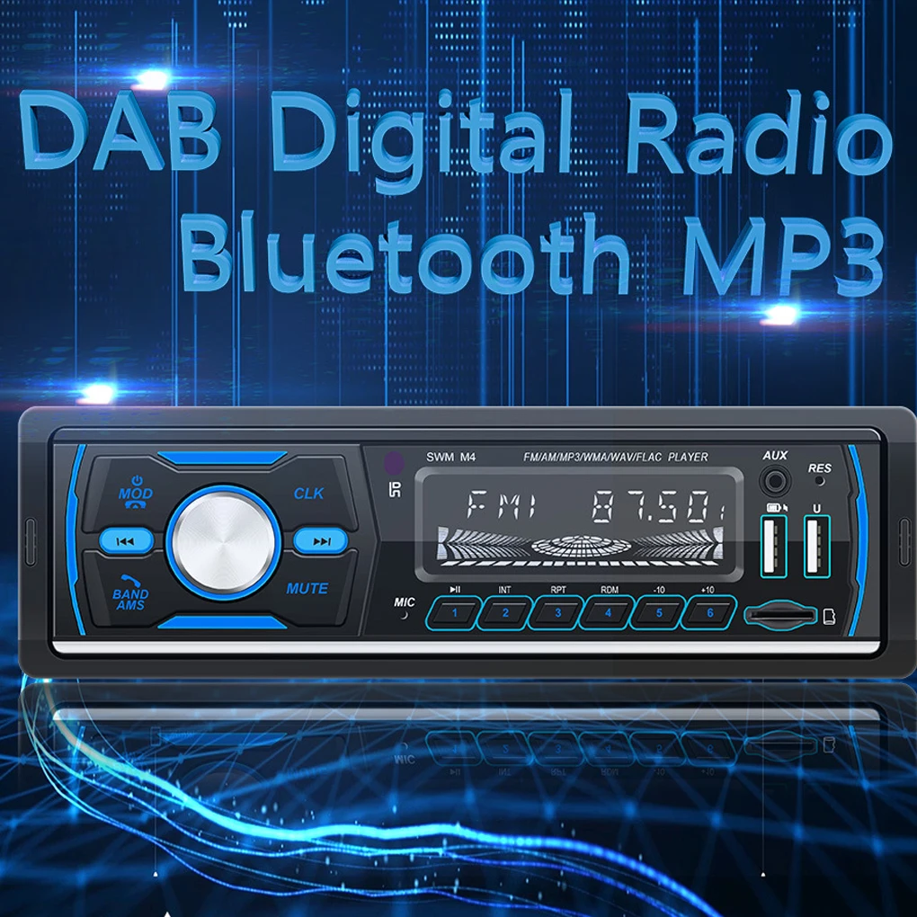 

Автомагнитола, аудио, Bluetooth-совместимая, FM-радио, профессиональный практичный mp3-плеер, легкие плееры для автомобиля, аксессуары