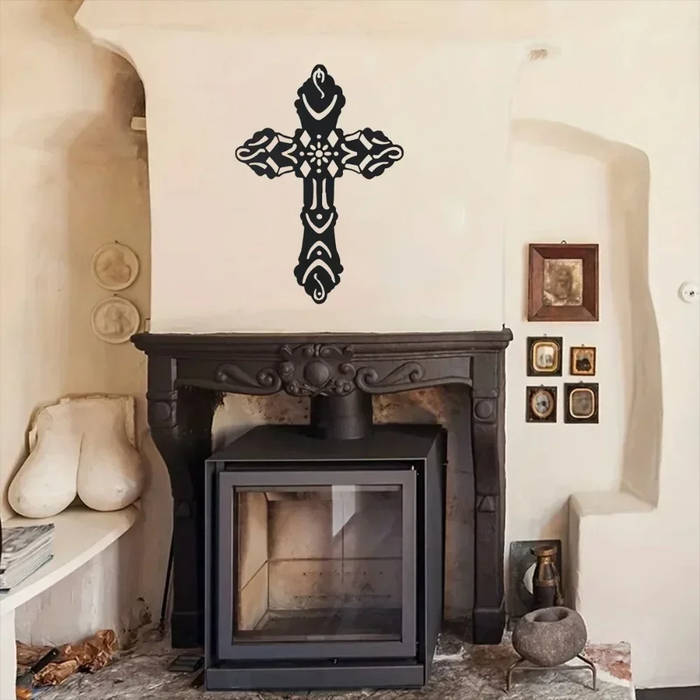 Декоративный крест на стену (15X10 дюймов)-христианский распятие настенная