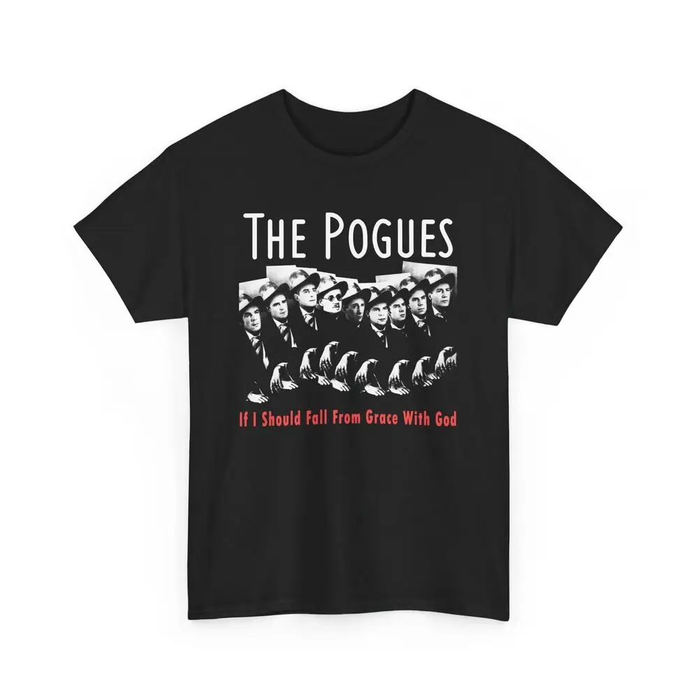 Футболка The Pogues если я должен падаю из Грейсы с Богом Шоне Гобина Том Уэйтс