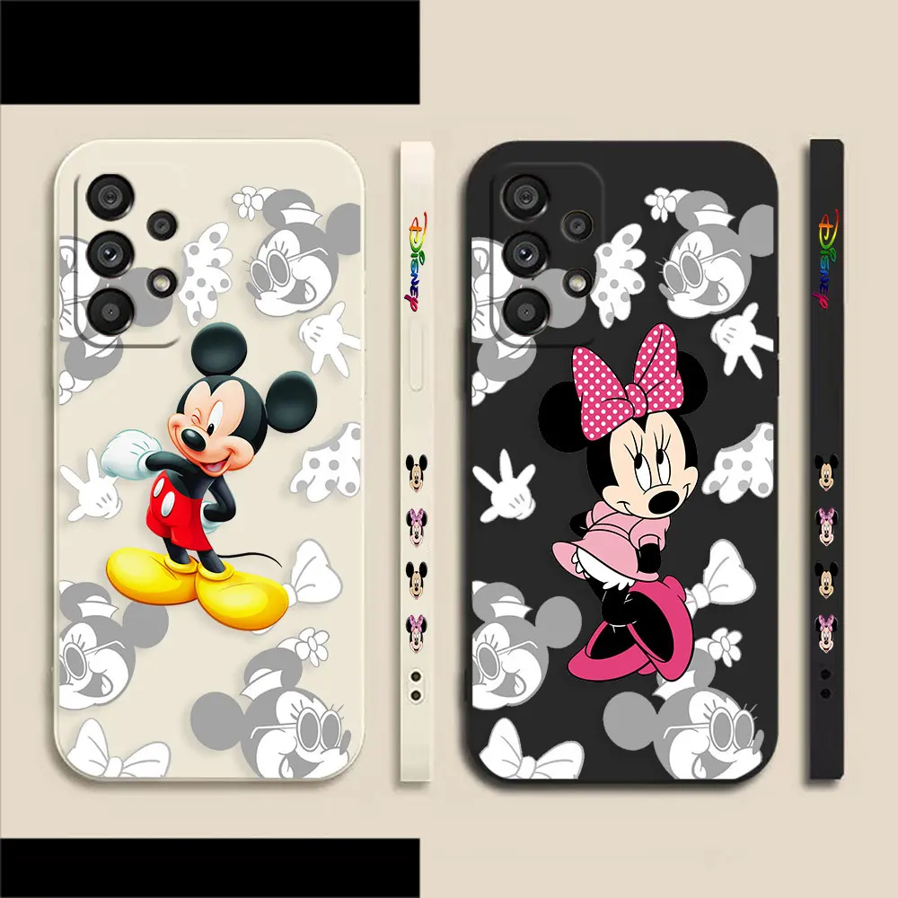 

Cute Mickey Minnie Mouse Case For Samsung A91 A73 A72 A71 A53 A52 A51 A42 A33 A32 A31 A23 A22 A21S A13 A12 A22S AO3S 4G 5G Case