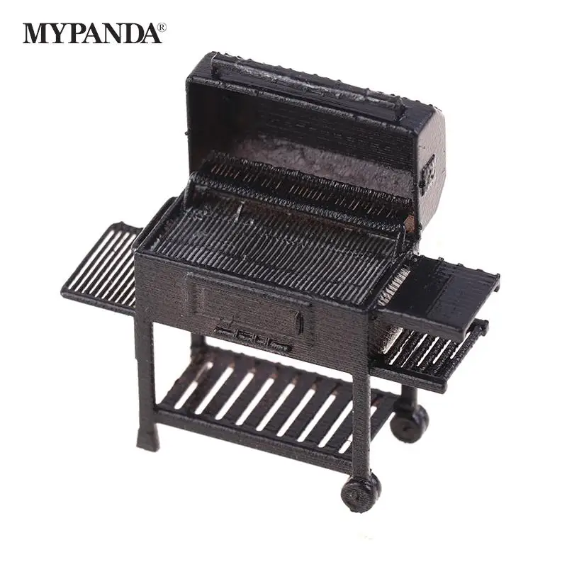 

Милая Мини-мебель, подставка для барбекю, гриль, миниатюрные украшения, кукольный домик, гаджет, кухонная еда для кукольного домика, детские ...