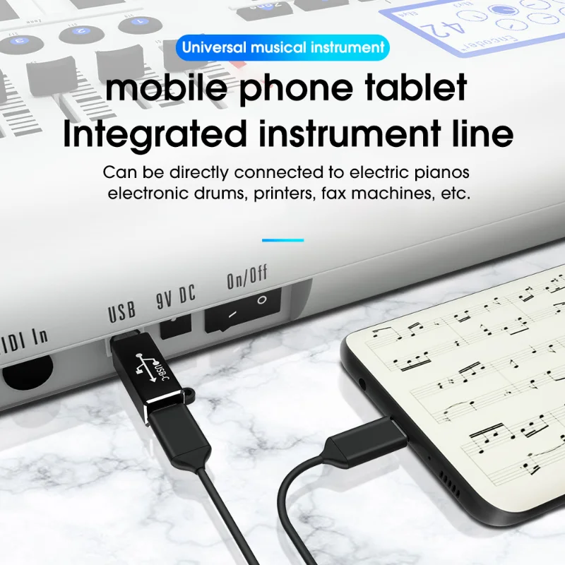 Металлический адаптер USB Type-C для передачи данных | Адаптеры и переходники