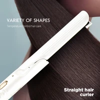 mini hair straightener curler dual purpose professional hair straightener no hair damage hair iron hair curlers for women