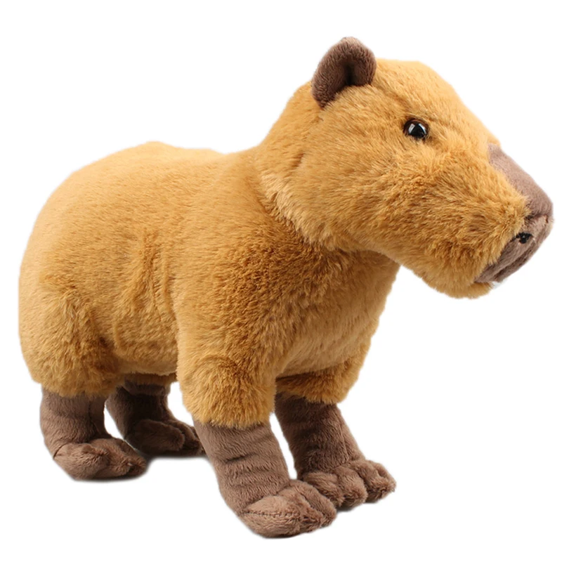 

1PC Simulation Capybara Plush Toy Kawaii Capybara Stuffed Doll Soft Capybara Animal Doll for Children Girls Birthday Gift Toy