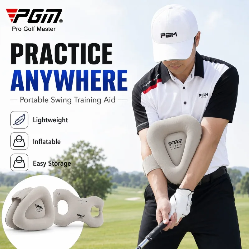 Фото Надувной тренажер для коррекции положения рук PGM Golf Swing Trainer Aid, корректор осанки из ПВХ, инструмент для тренировки положения рук JZQ001 №5