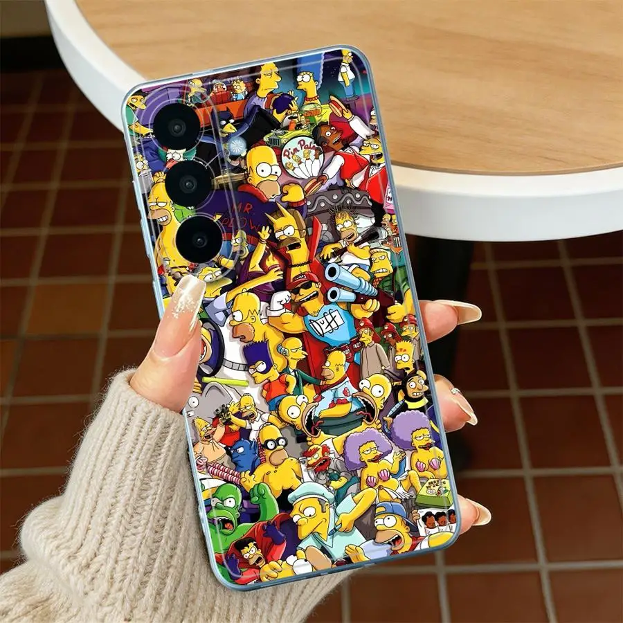 Фото Чехол для телефона Samsung Galaxy S26 Ultra S20 Plus S21 S25 Edge S23Ultra Note 20 Ultra 10 S22 FE S23 Ultra S-simpsons №1