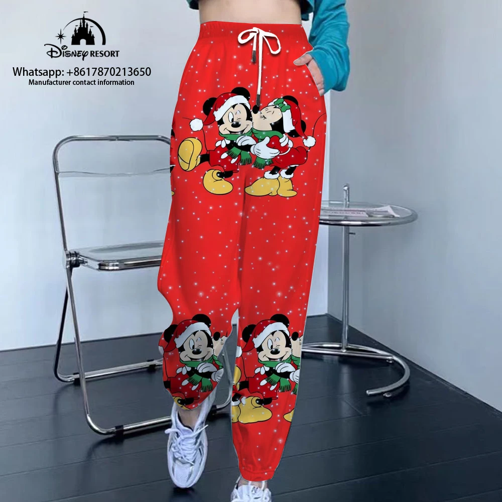 Осень 2024 Рождественский узор новинка Женские повседневные универсальные