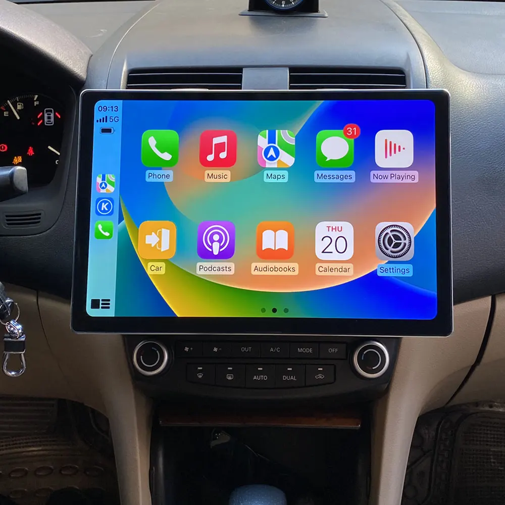 PEERCE 13.3 inch 6+128G Android 11 car multimedia radio 2din apple carplay subwoofer QILED screen