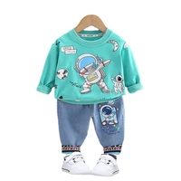 new spring autumn baby clothes children boys girls sports t shirt pants 2pcssets toddler casual costume infant kids sportswear