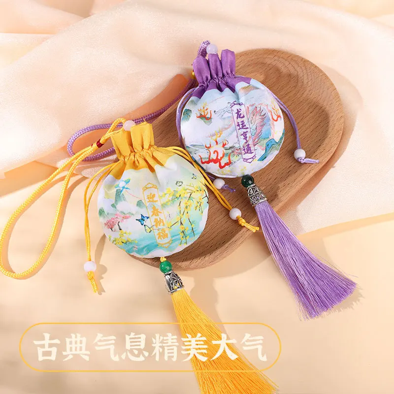 Фестивальный саше с шляпой дракона сумка для духов антикварная кисточка