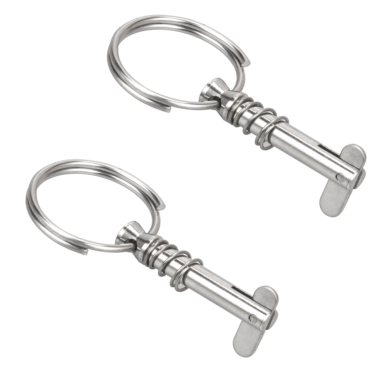 

Quick Release Pin 1/4", Bimini Top Pins w/Drop Cam & Spring 1/4" x 1" Grip， 2 Pcs