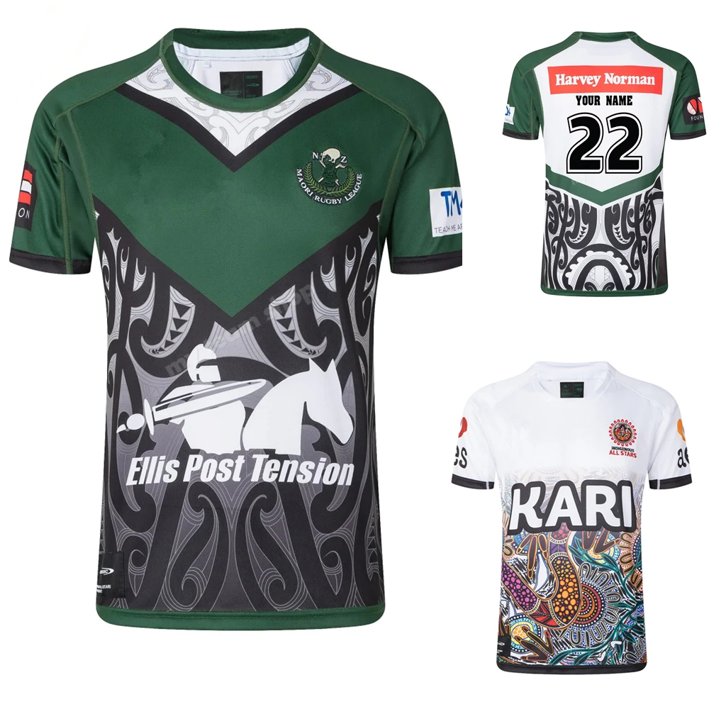 

New style 2022 INDIGENOUS ALL STARS rugby JERSEY 2022/23 MAORI ALL STARS shirt big size s-5xl Custom name and number