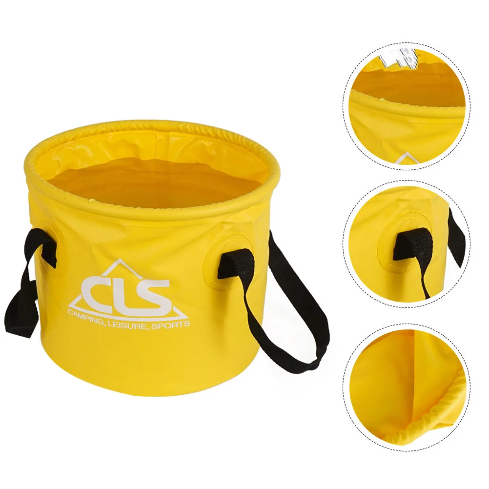 

Bucket Collapsible Foldable Water Container Folding Outdoor Camping Pail Portable Buckets Compact Mop Storage Wash Basin Car