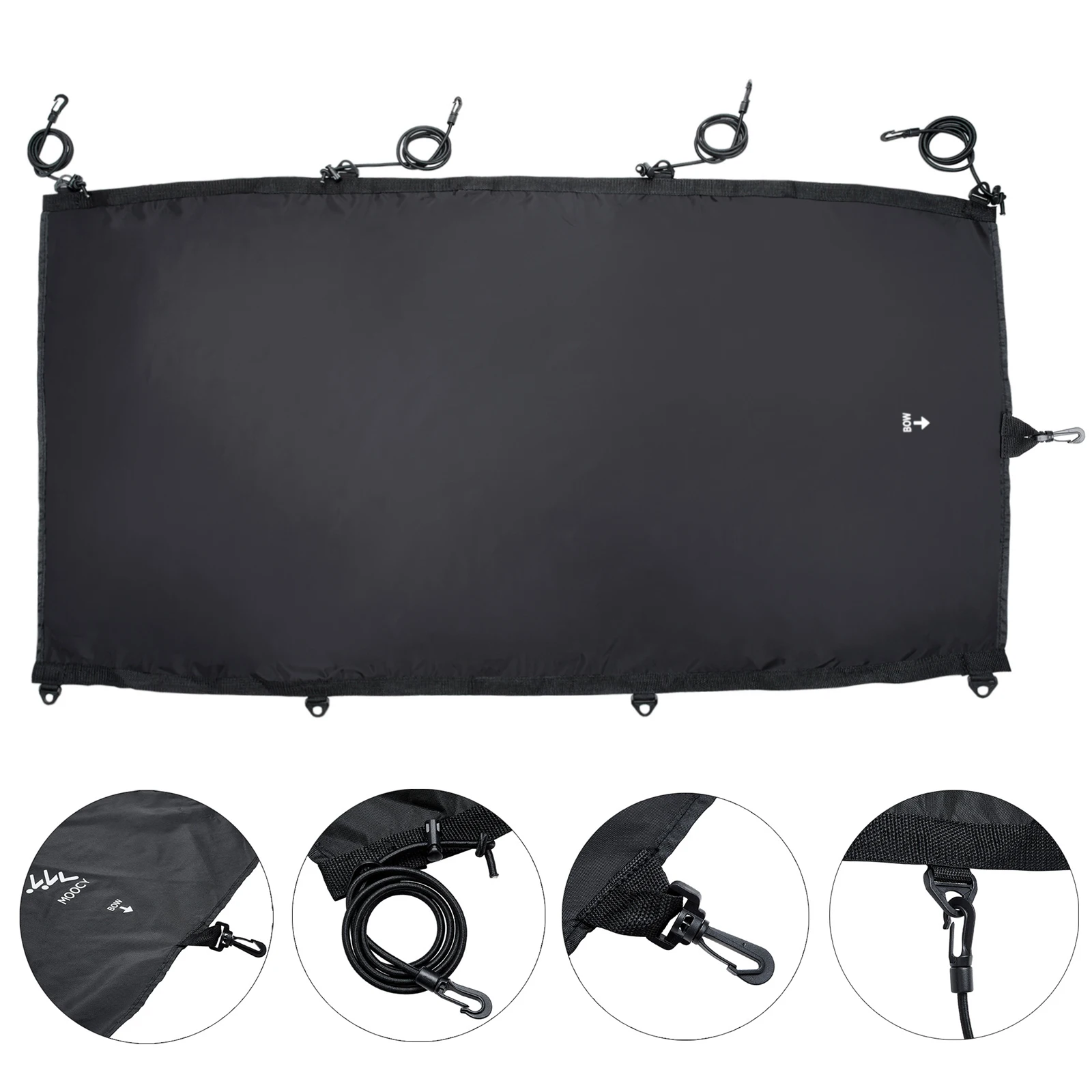 

Kayak Cockpit Drape Cover Rainproof Dust-Proof Cockpit Protection Cover For Outdoor Storage Waterproof Kayak Front Seat Cover
