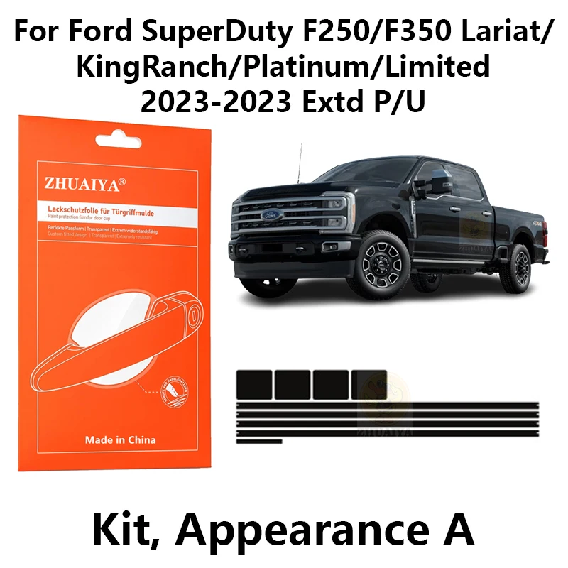 

Door Edge Guards Door Handle Cup Paint Protection Film TPU PPF For Ford SuperDuty F250/F350 Lariat/KingRanch/Platinum/Limited