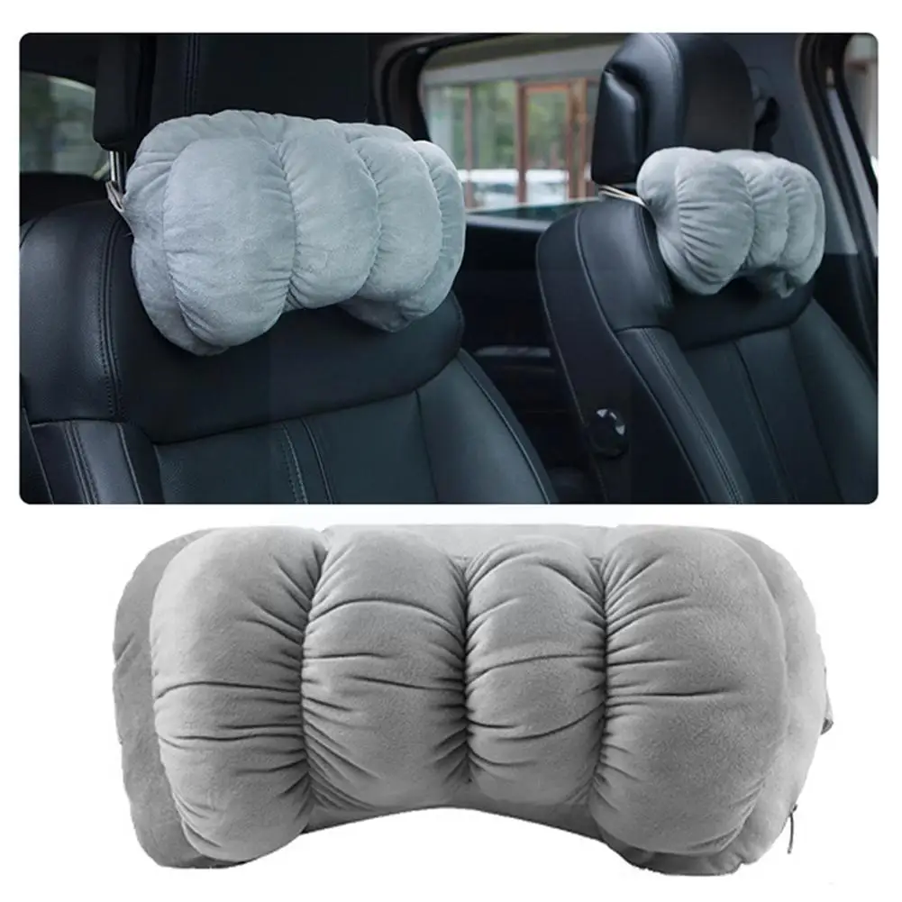 

Soft Car Neck Pillow Universal Headrest Pillow Car Cushion Auto Protector Head Neck Support Accessories Seat Adjustable O1U8