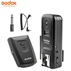 Беспроводной радиоприемник Godox, триггер передатчика и приемник для цифровой зеркальной камеры Canon, Nikon, Pentax, студийная вспышка, 16 каналов