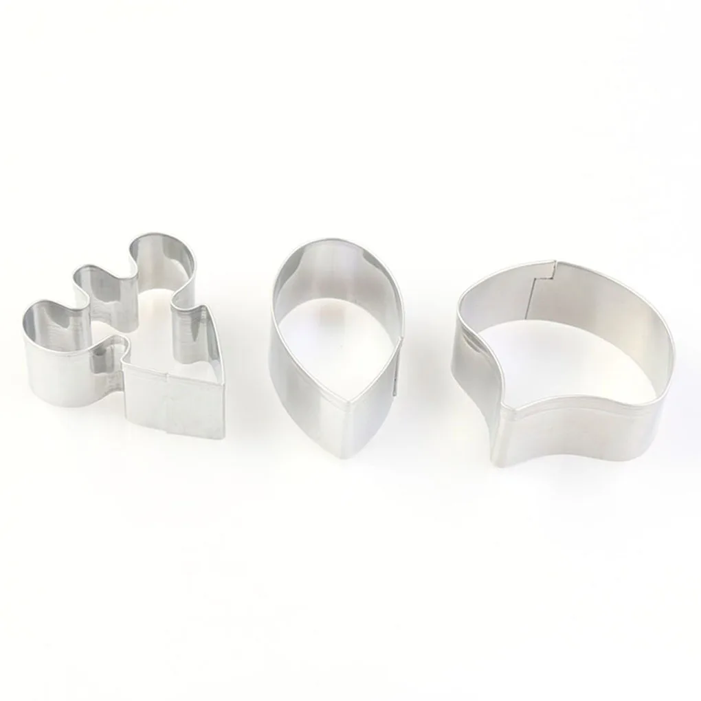 

3pcs/set Butterfly Orchid Petal Flowers Cutters Set Fondant Cake Cookie Mold Stainless Steel Sugar Cutter