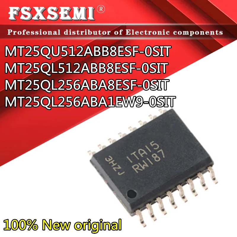 

1pcs MT25QU512ABB8ESF-0SIT MT25QL512ABB8ESF-0SIT MT25QL256ABA8ESF-0SIT RW191 RW187 RW164