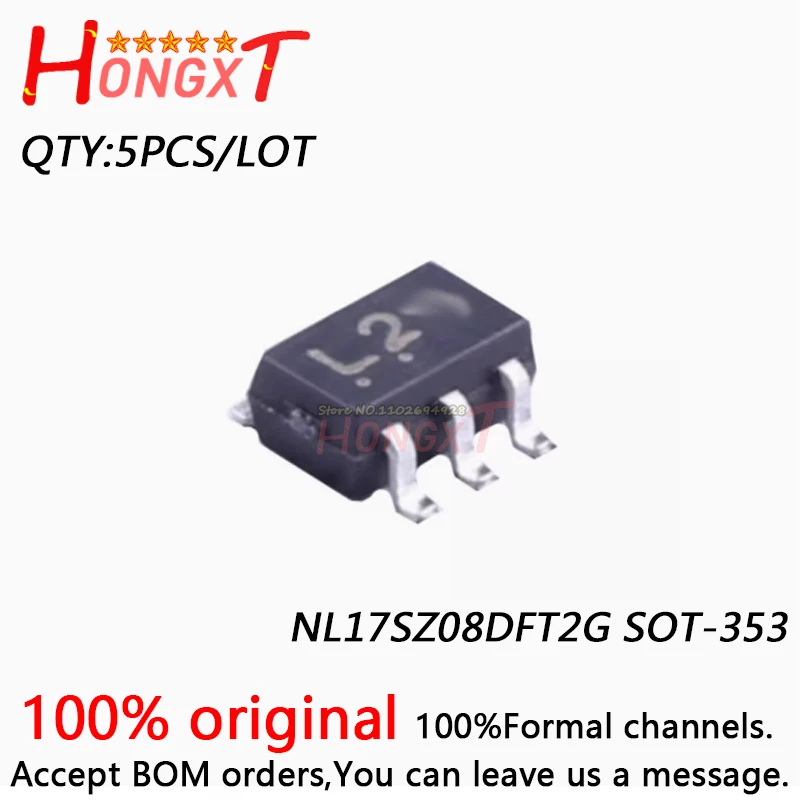 

5PCS 100% NEW NL17SZ08DFT2G SOT-353.